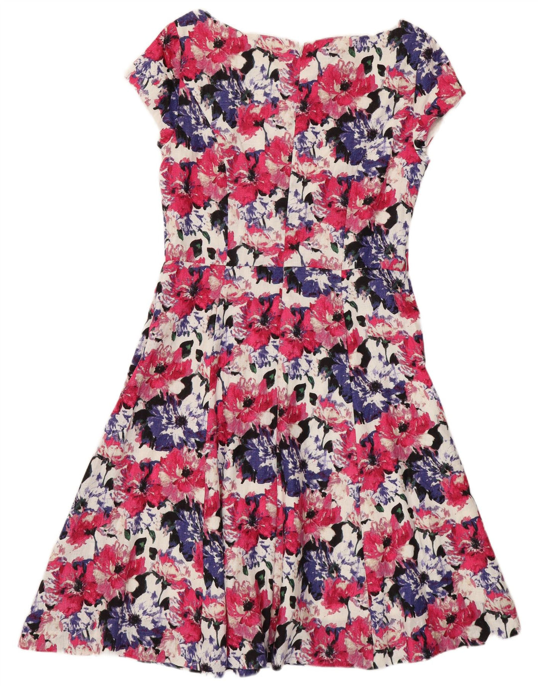Laura Ashley Womens Regular Tea Dress UK 12 Medium Multicolored Floral