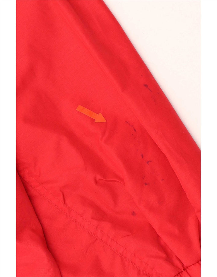 Columbia Herre Oversized Windbreaker Jacket UK 40 Large Red Colourblock