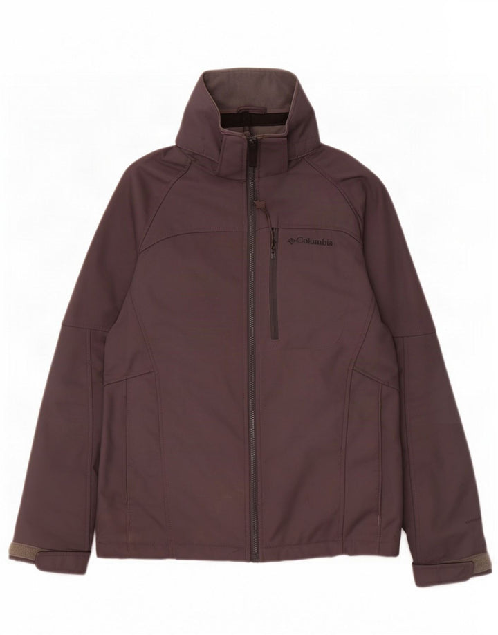 Columbia Herre Omni-Shield Windbreaker Jacket med hætte UK 36 Small Grey