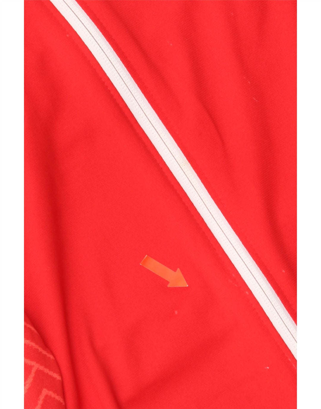 Nike Dame Dri Fit Hættetrøje Sweater UK 14 Medium Rød Geometrisk Polyester