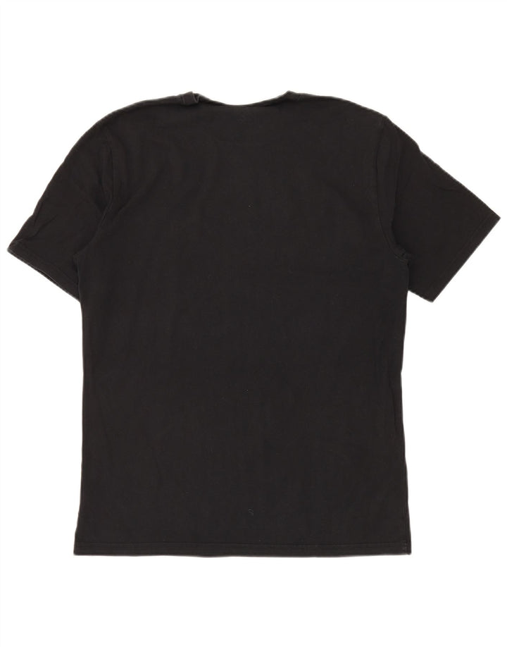 Converse Herre grafisk T-shirt Top Medium Sort Bomuld