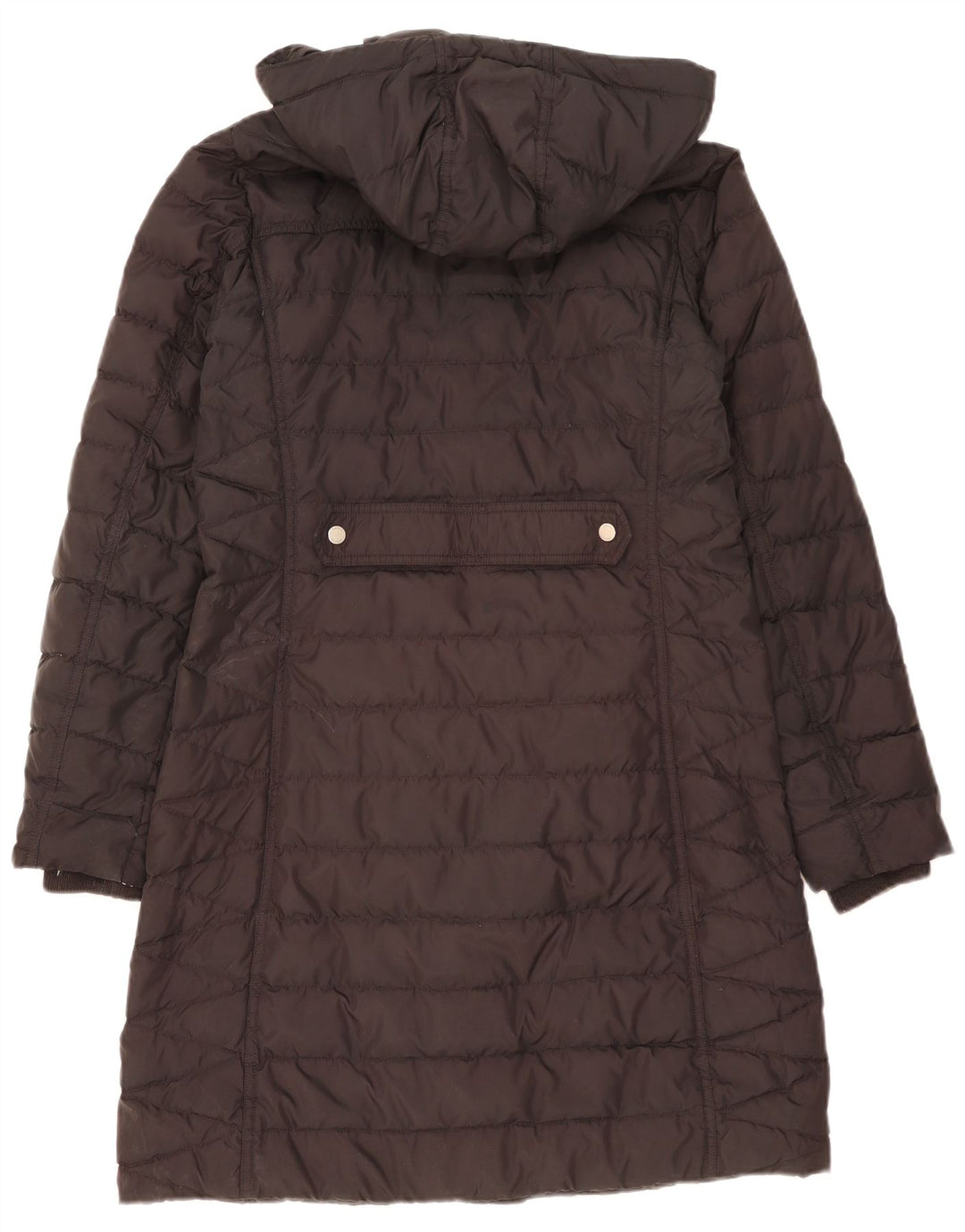 Tommy Hilfiger Dame Hætte Polstret Frakke UK 16 Small Black Polyester