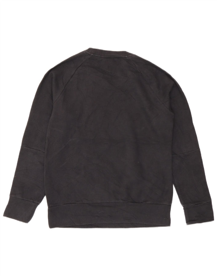 Adidas Dame Sweatshirt Jumper UK 8/10 Small Black Bomuld