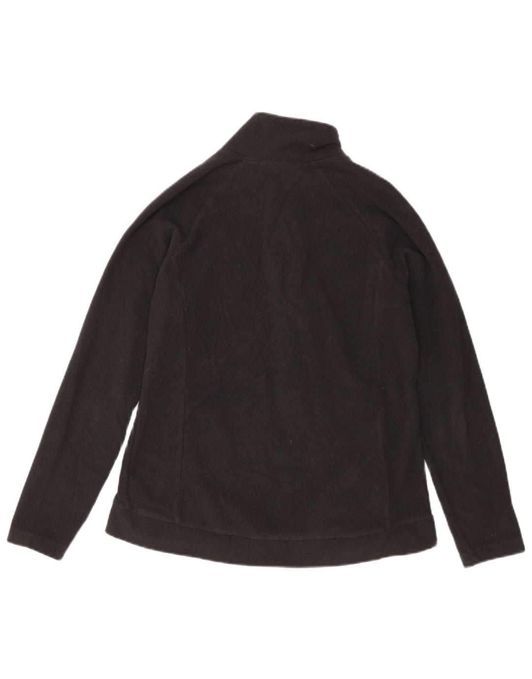 Columbia Dame lynlås hals Fleece Jumper UK 14 Stor sort polyester
