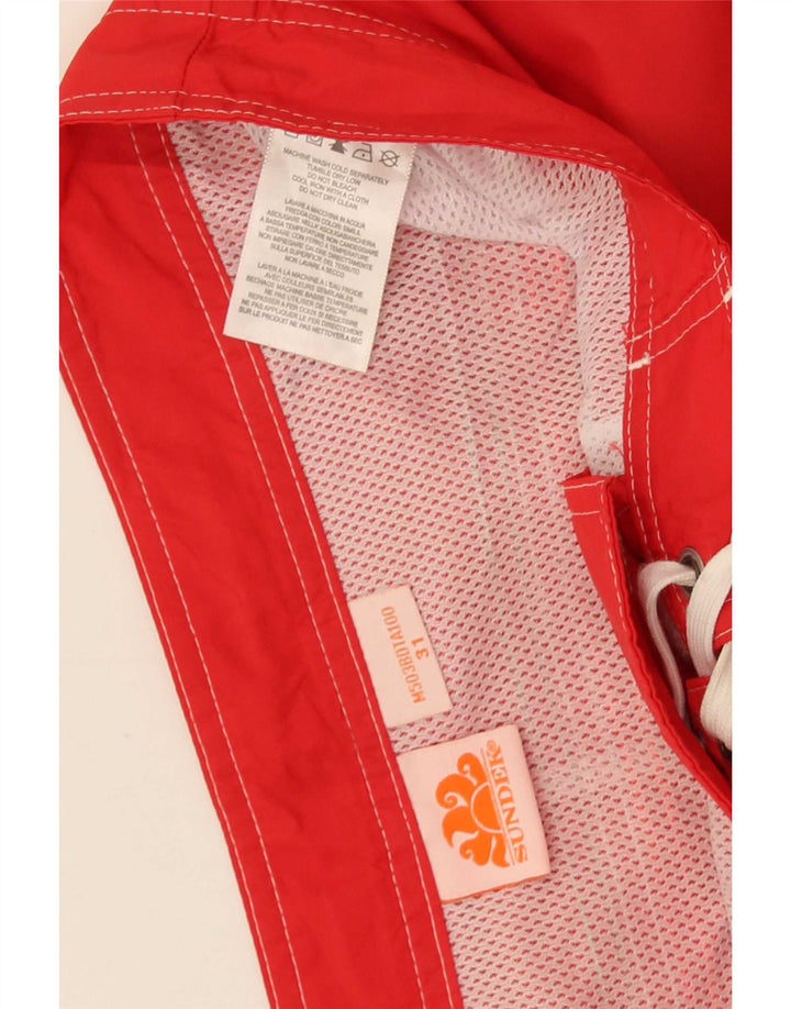 Sundek Herre badeshorts Medium Rød Polyester