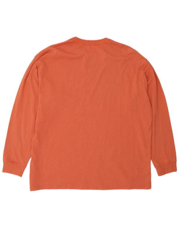 Nike Herre Loose Fit Top Langærmet XL Orange Bomuld