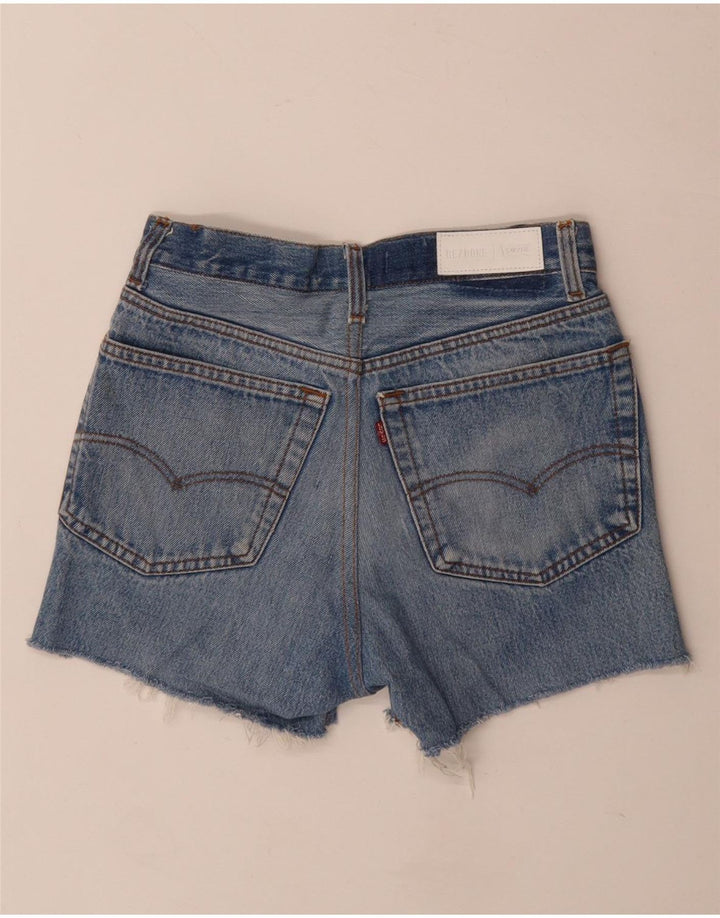 Levi's denimshorts til kvinder W25 XS blå bomuld