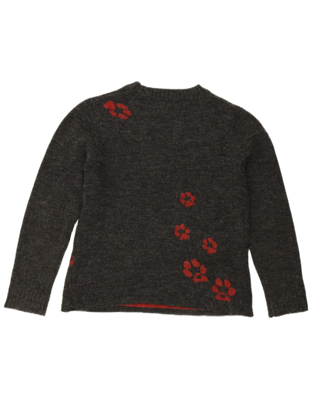 Joe Browns dame sweater med rund hals DK 12 medium grå akryl
