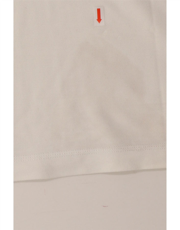 LOTTO Mens Polo Shirt Large White Colourblock Cotton Vintage Lotto and Second-Hand Lotto from Messina Hembry 
