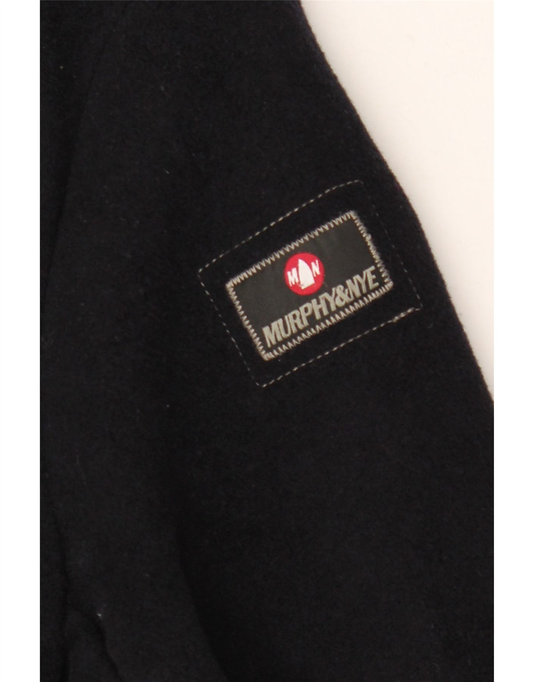 Murphy & Nye Herre Pea Coat UK 40 Large Navy Blue Wool