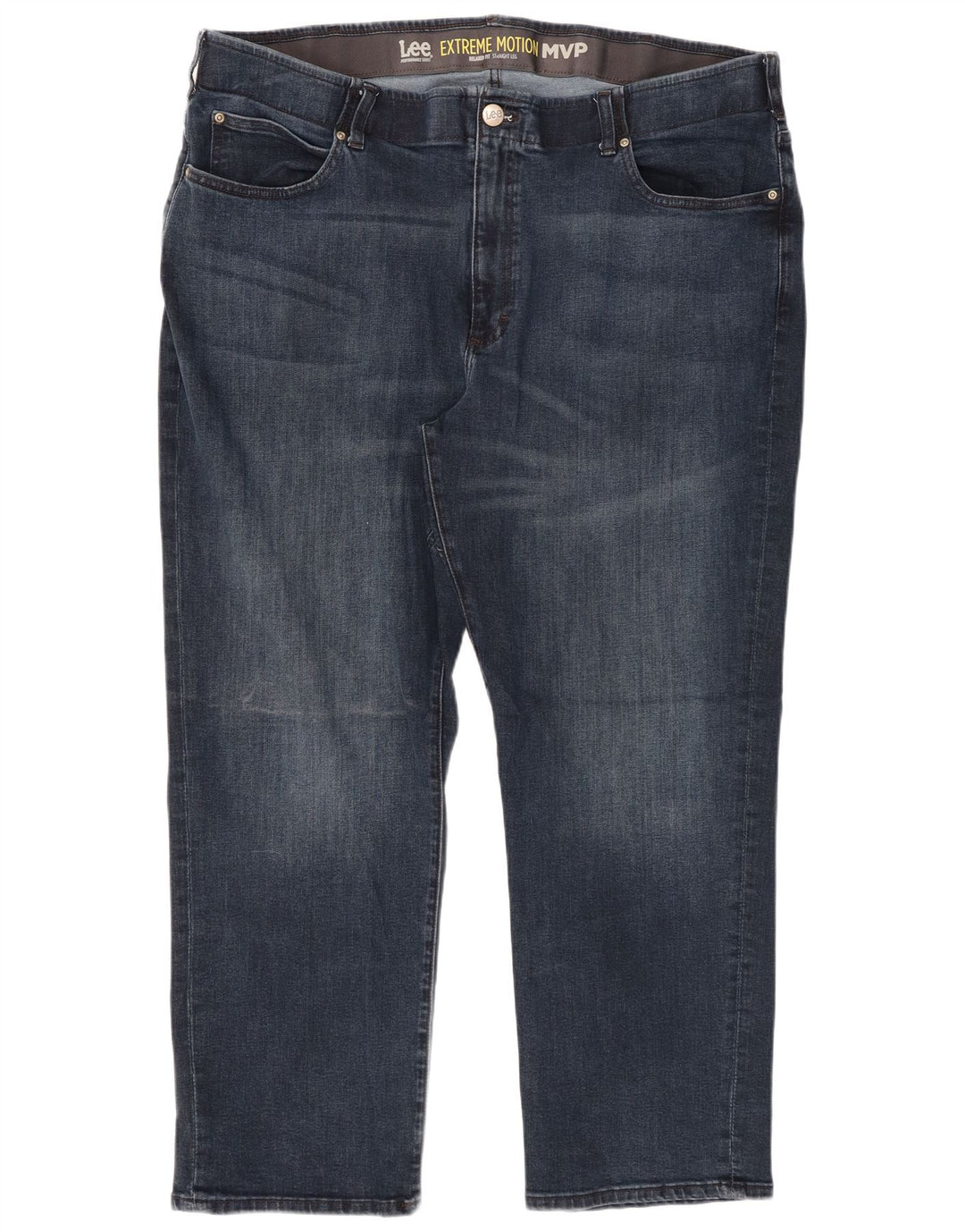 LEE Herre Relaxed Fit Straight Jeans W46 L30 Blå Bomuld