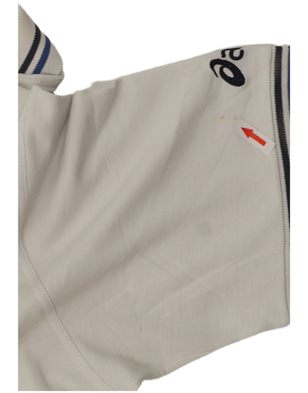 Asics herre poloshirt XL hvid bomuld