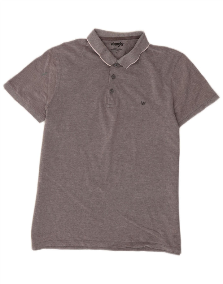 Wrangler herre poloshirt mellemgrå bomuld