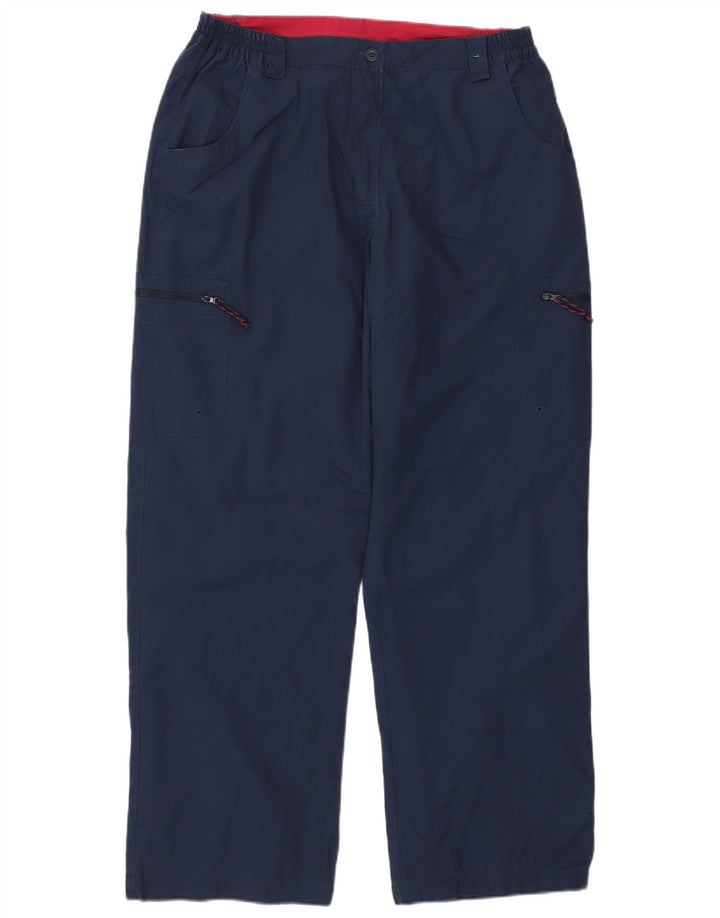 Mountain Warehouse Dame Cargo Trousers UK 12 Medium W30 L29 Navy Blue