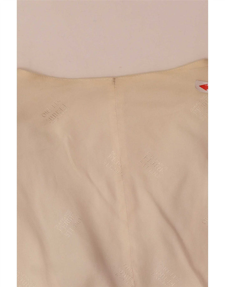 Vintage herrevest IT 56 2XL Grå Silke