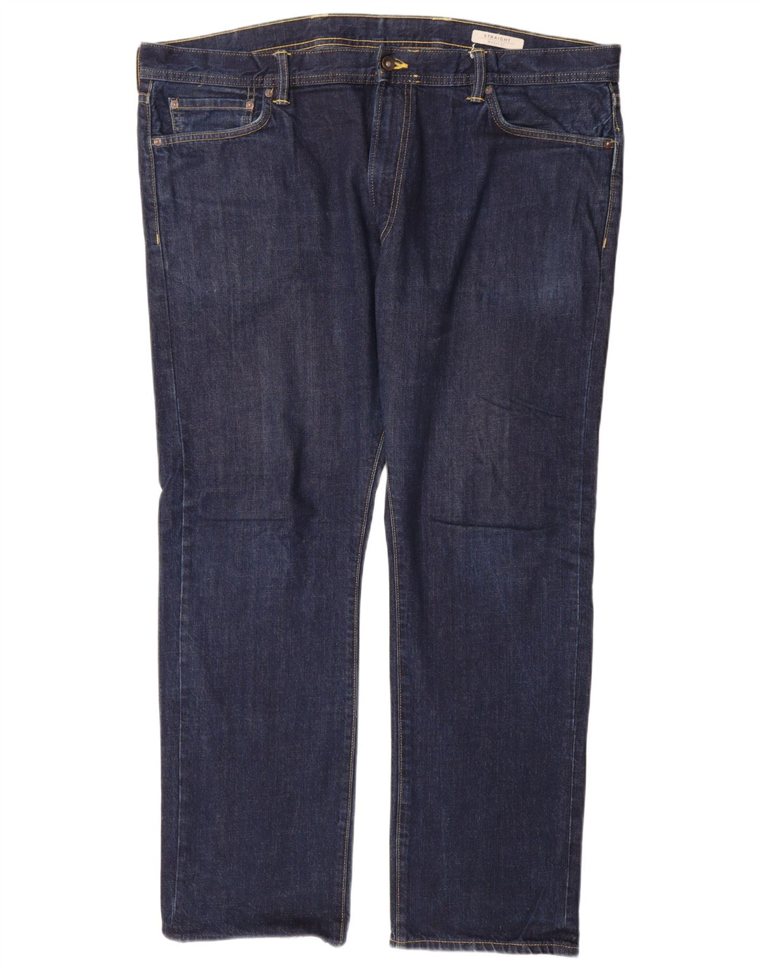 Marks & Spencer Straight Jeans til mænd W42 L31 Marineblå bomuld