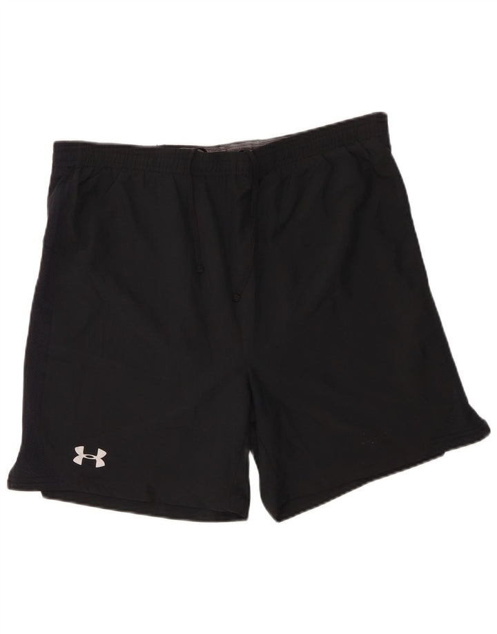 Under Armour Herre Heat Gear Regular Fit Sportshorts Medium Sort