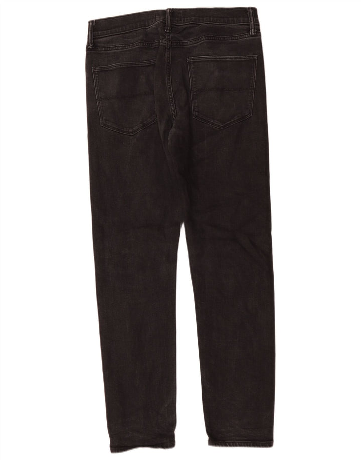 Marks & Spencer Herre Slim Jeans W30 L28 Sort Bomuld
