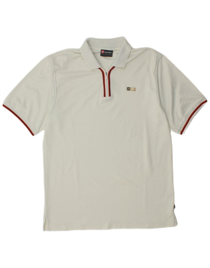 Lotto Herre Polo Shirt Medium White