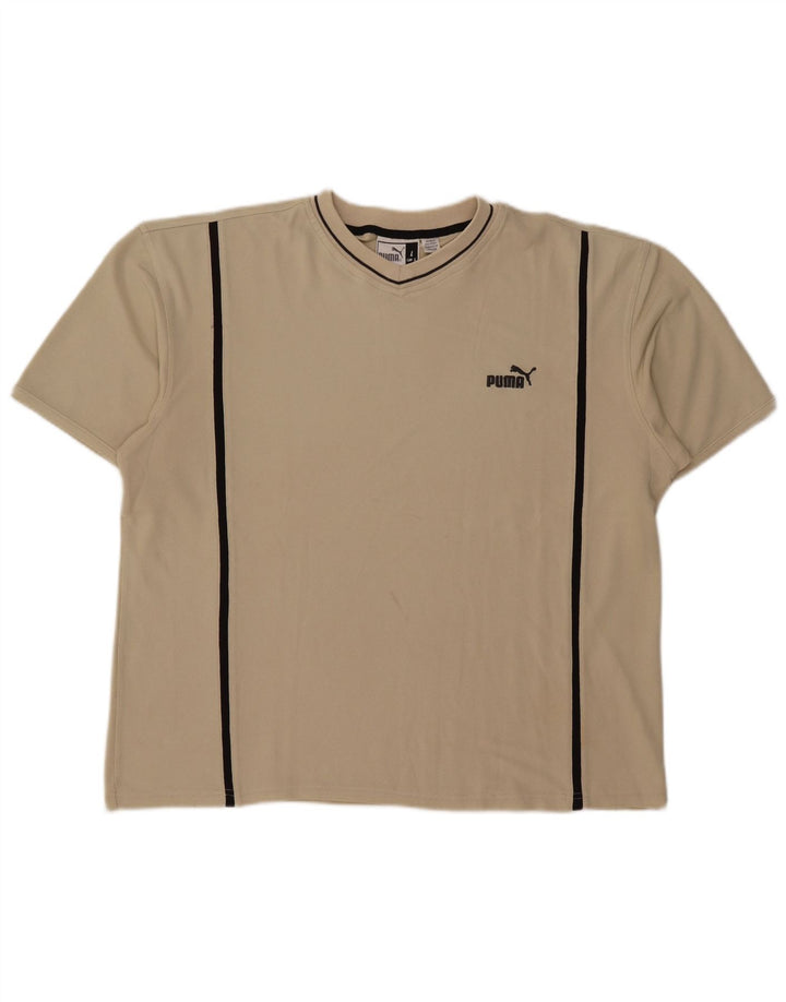Puma Herre T-Shirt Top Stor Beige