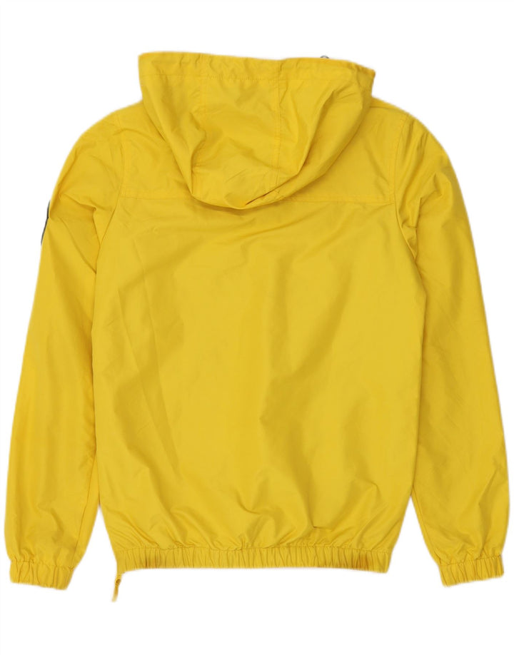 ELLESI Dame Grafisk Hætte Anorak Jakke UK 14 Medium Gul Polyester