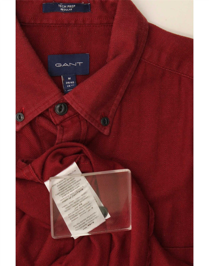 Gant Herre Regular Shirt Medium Burgundy sildebensbomuld