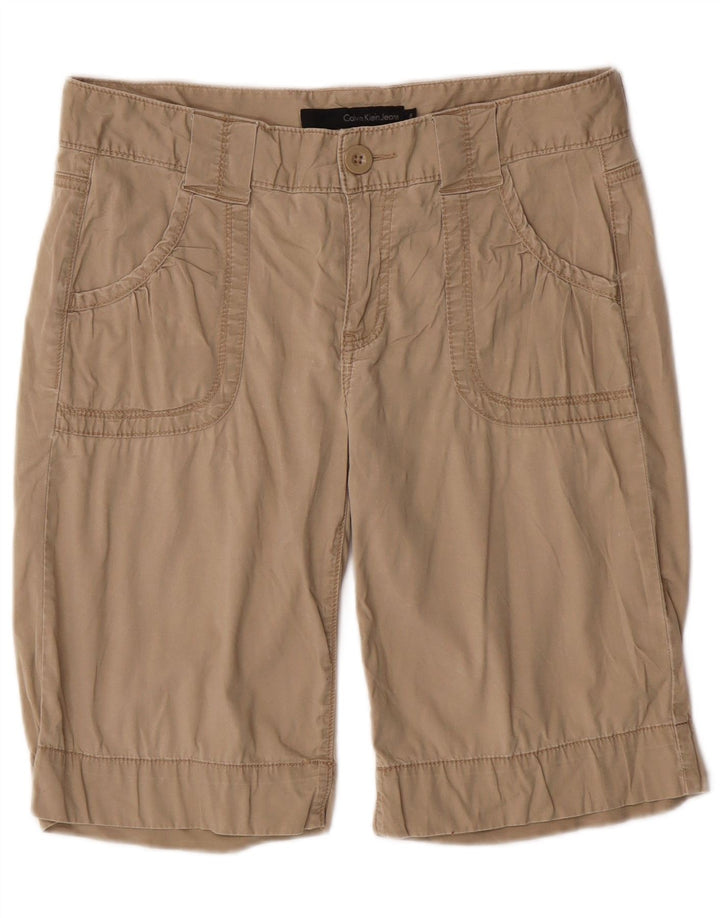 Calvin Klein Jeans Dame Casual Shorts US 8 Medium W30 Beige Classic
