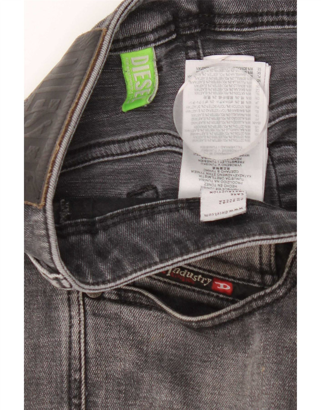 Diesel Herre Skinny Jeans W30 L30 Grå Bomuld