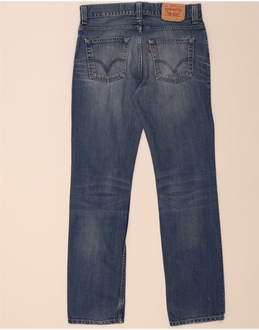 Levi's Herre 511 Distressed Slim Jeans W33 L34 Blå Bomuld