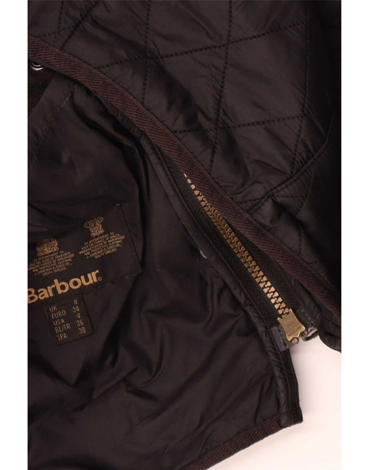 Barbour Quiltet jakke til kvinder UK 8 Lille Sort
