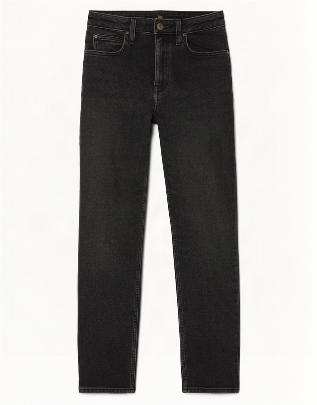 Lee Dame Carol Straight Jeans W27 L27 Grå Bomuld