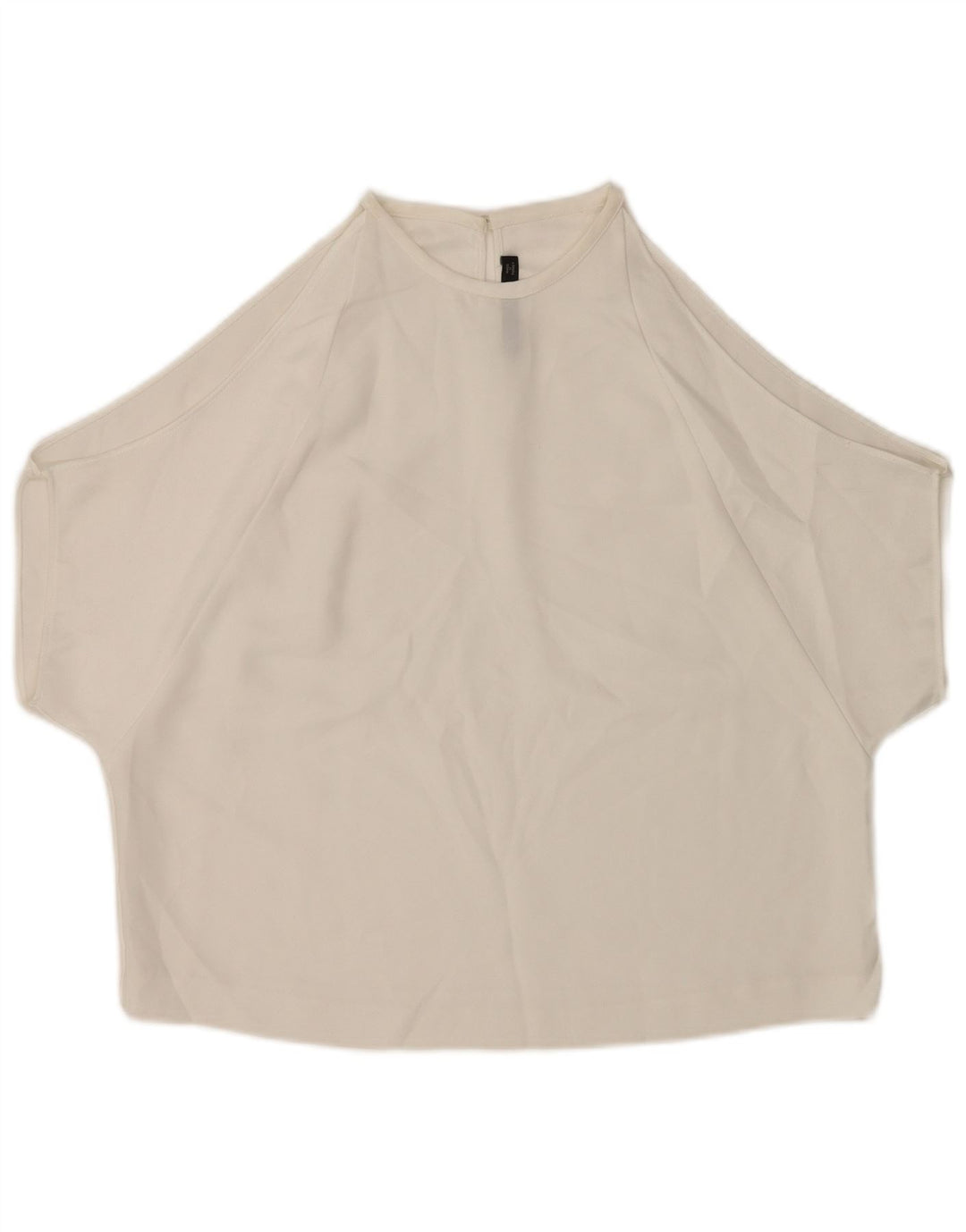 Zara Dame Off Shoulder Bluse Top UK 14 Medium White
