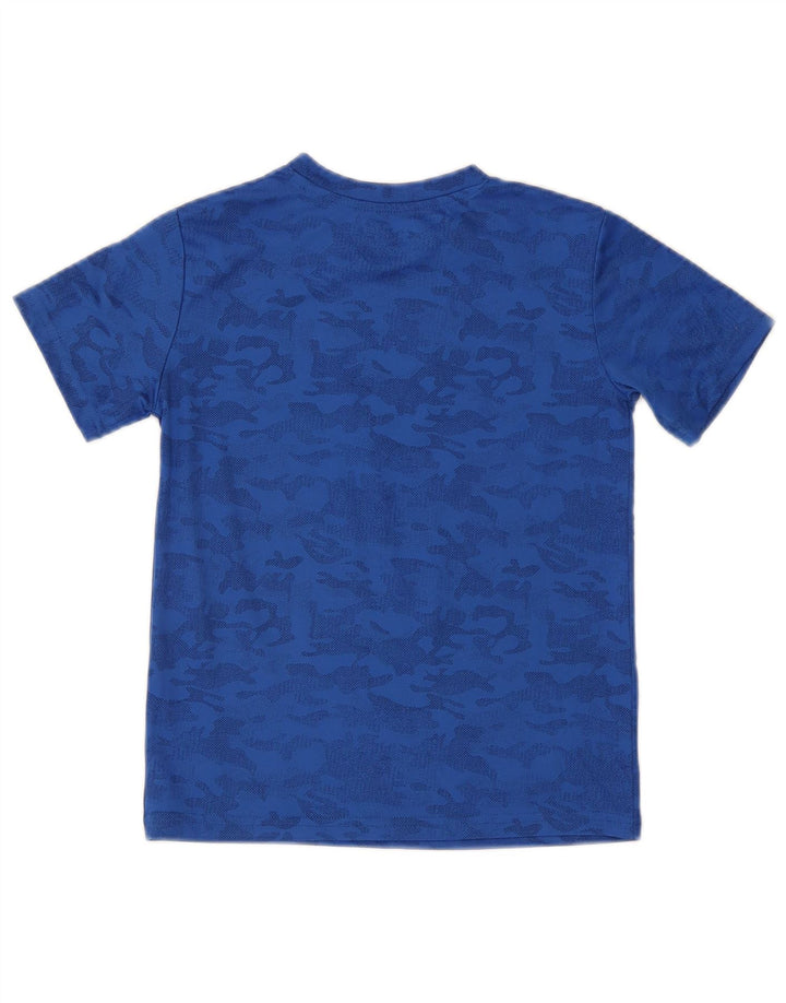 Champion Boys T-Shirt Top 10-11 år Blå Camouflage