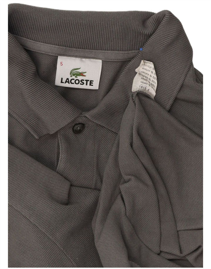 Lacoste herre poloskjorte str. 5 Large Grå bomuld