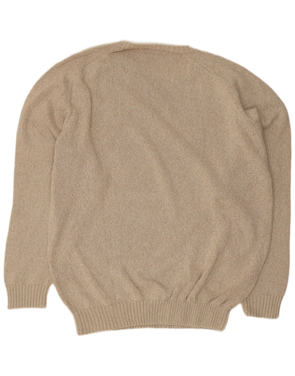 Kappa Herre V-hals sweater 3XL Beige Flecked