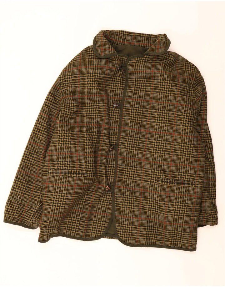 Burberrys Vendbar Herrejakke UK 40 Stor Khaki Bomuld