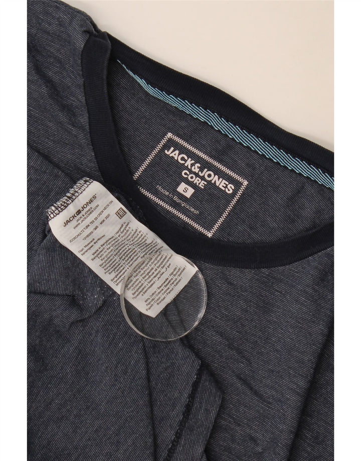 Jack & Jones herre T-shirt top lille marineblå bomuld