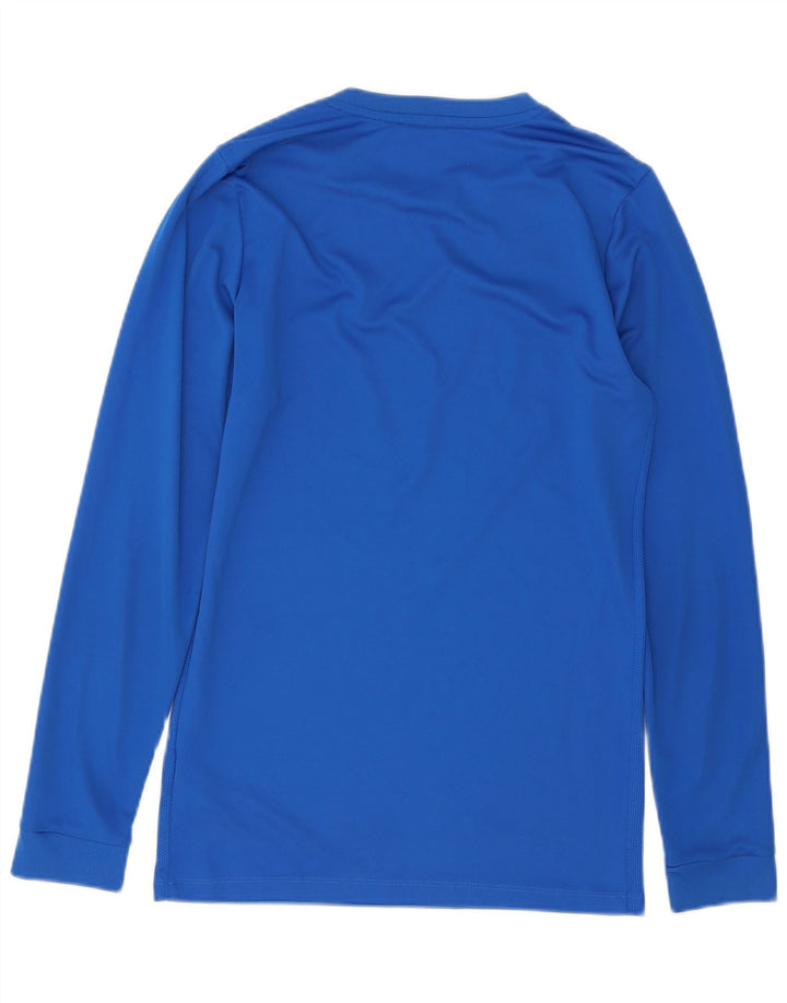 Nike Herre Dri Fit Top Langærmet Lille Blå Polyester
