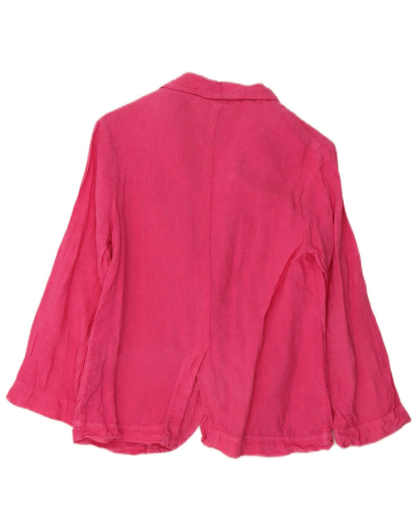 Zara Girls 2-knaps blazerjakke 9-10 år Pink Linen