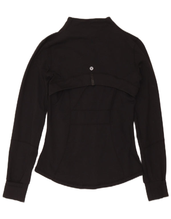 Lululemon Dame træningsdragt Topjakke US 4 Small Black Nylon