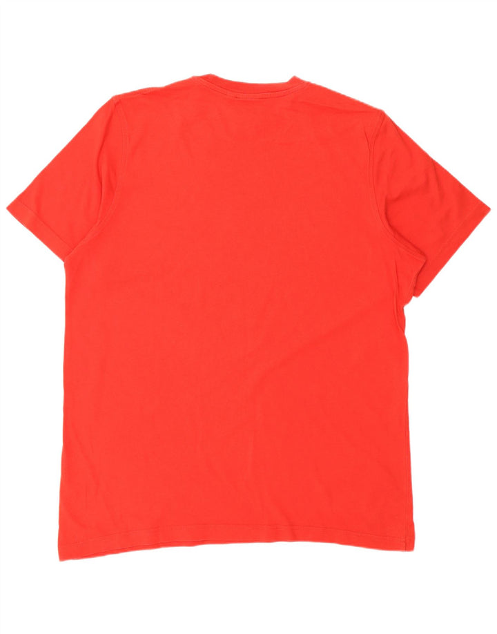 Adidas Grafisk T-shirt top til mænd, stor rød bomuld