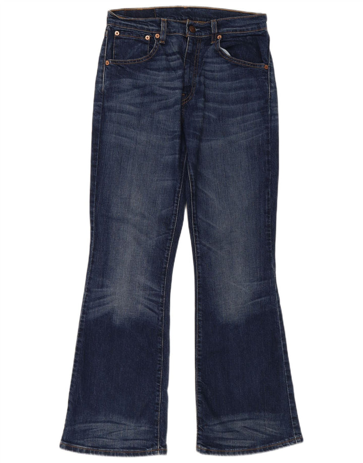 Levi's Dame 525 Bootcut Jeans W30 L30 Marineblå Bomuld