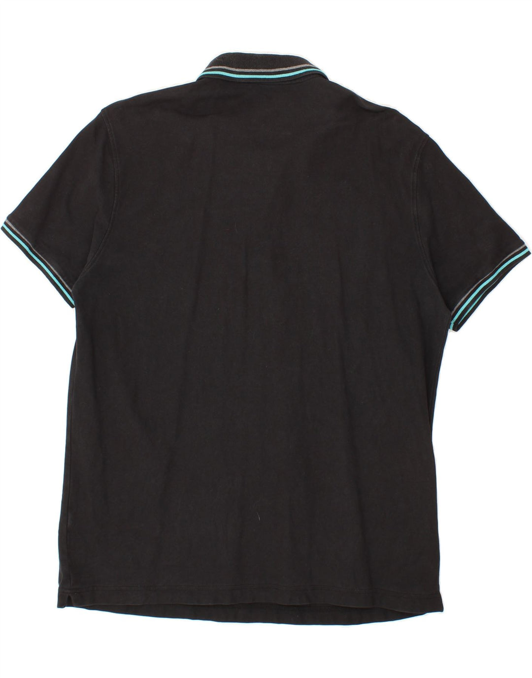 LOTTO Mens Polo Shirt 2XL Black Vintage Lotto and Second-Hand Lotto from Messina Hembry 