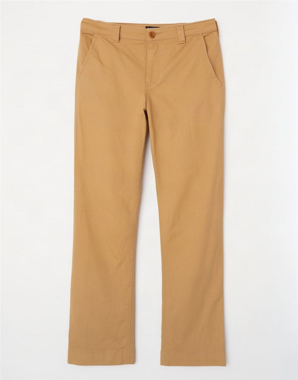 Armani Herre Lige Chinobukser EU 50 Large W33 L29 Beige Bomuld