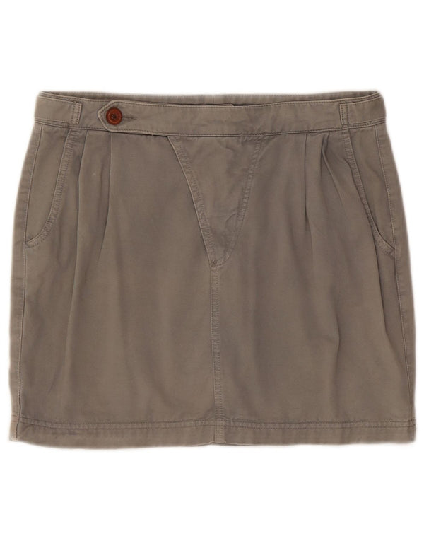 Zara Dame Trafaluc Pegged Mini Nederdel EU 42 Large W32 Grå