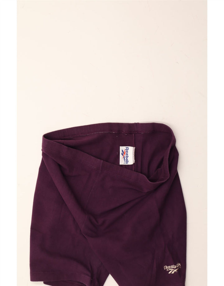 REEBOK Womens Sport Shorts UK 14 Medium  Purple Vintage Reebok and Second-Hand Reebok from Messina Hembry 