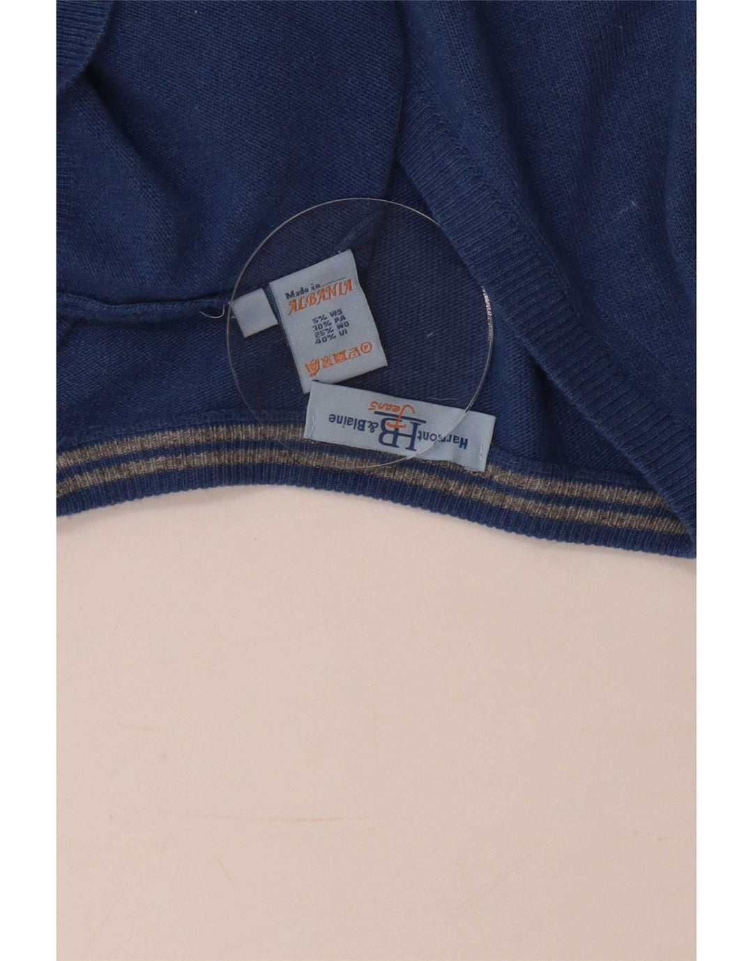Harmont & Blaine Herrevest Tank Top 2XL Blå Uld