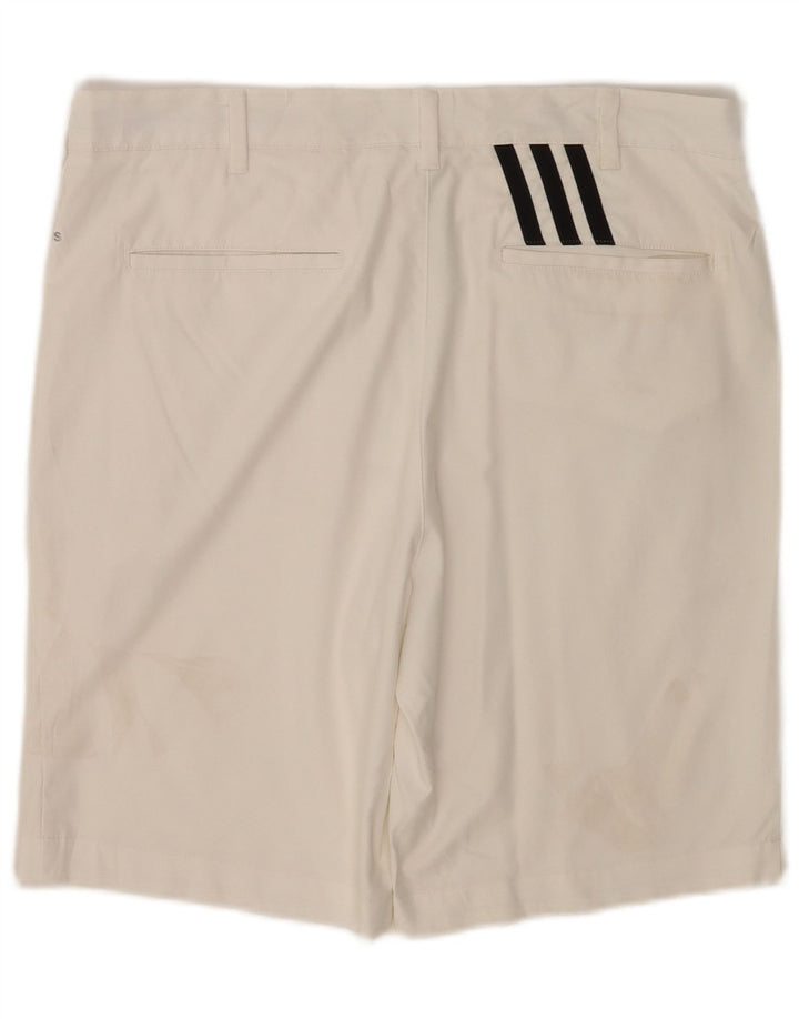 Adidas Chino Shorts til mænd W34 Large White Polyester
