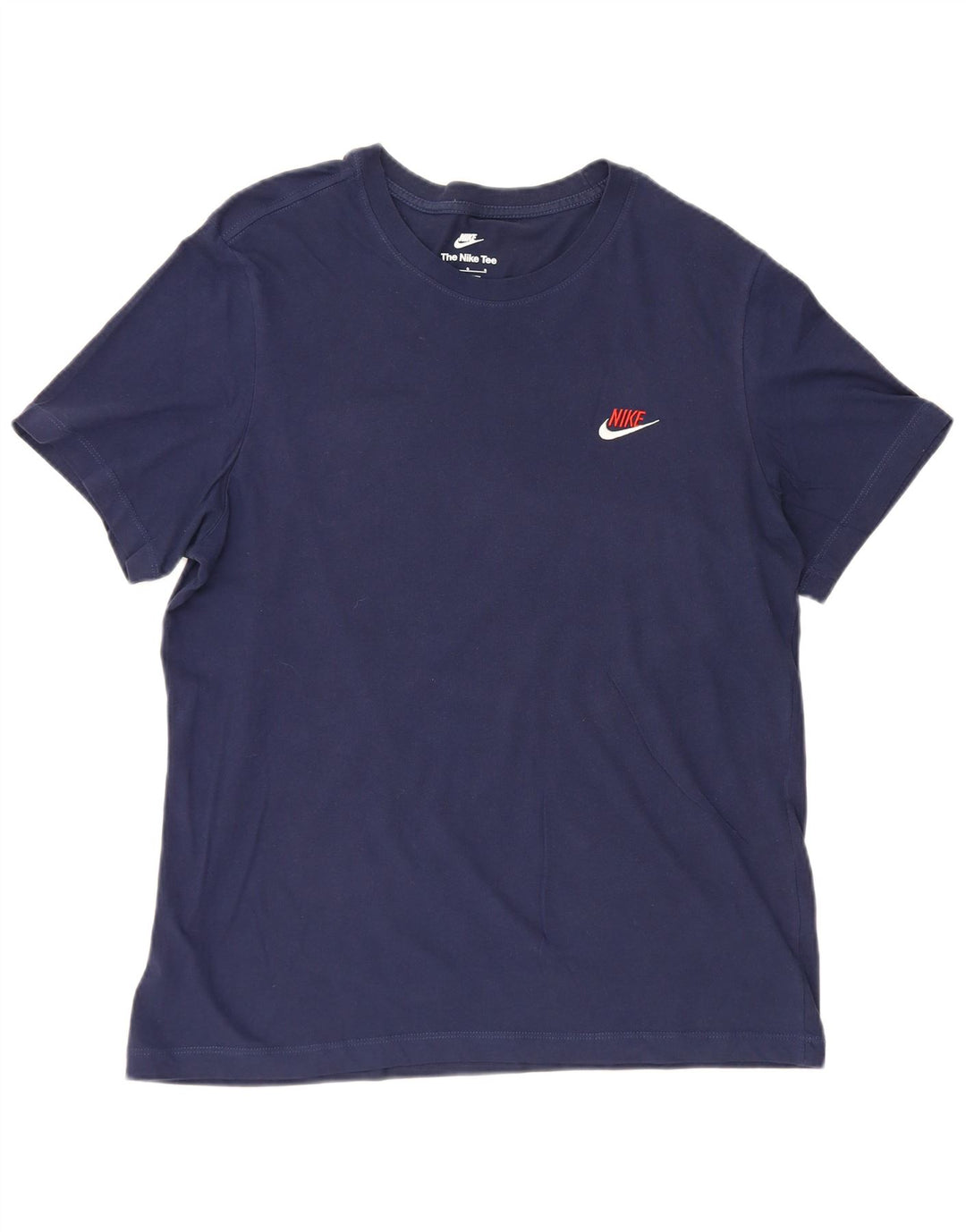 Nike T-shirt top til mænd, stor marineblå bomuld