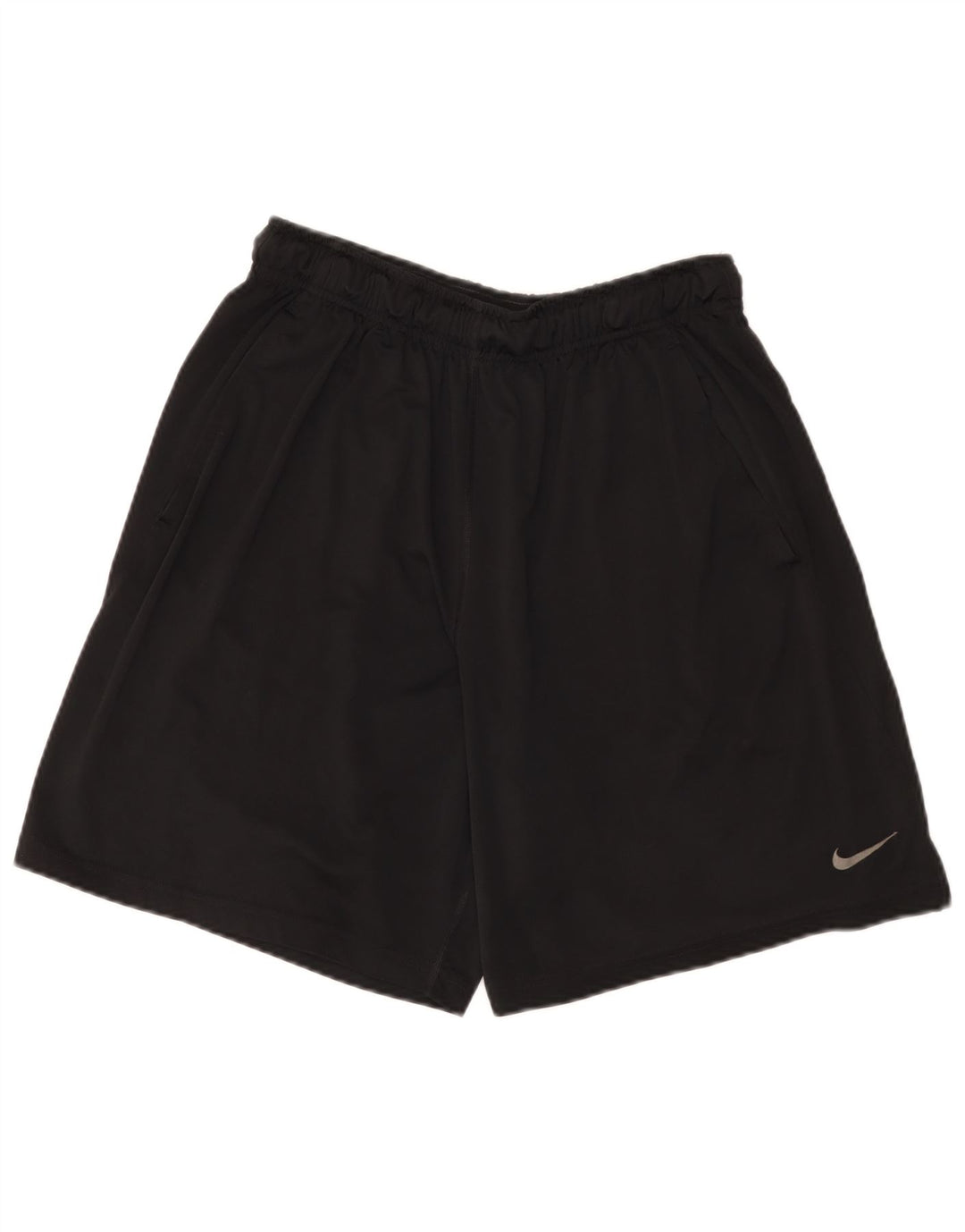 Nike Herre Dri Fit sportsshorts, store sorte polyester